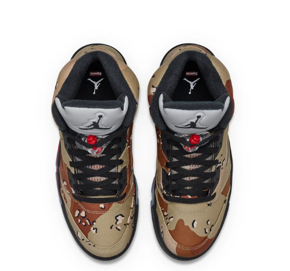 Supreme x Air Jordan 5 Retro 'Desert Camo'