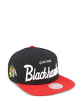 Mitchell & Ness Chicago Blackhawks NHL Vintage Script baseball cap