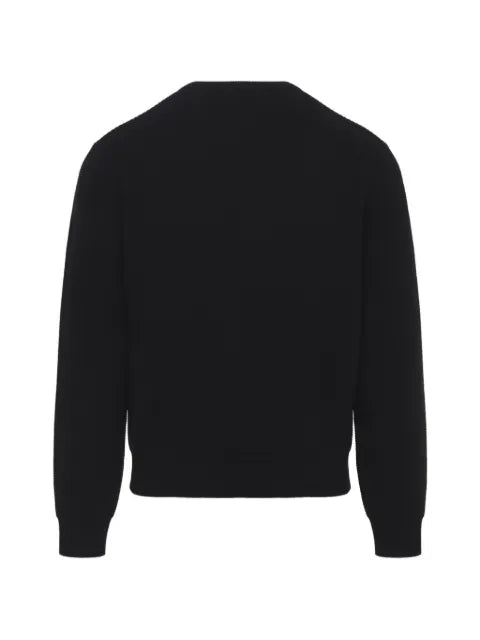 Moncler logo-patch wool sweater