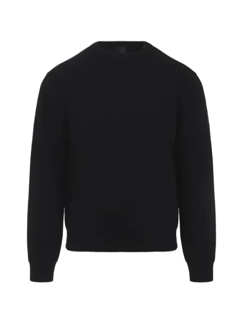 Moncler logo-patch wool sweater