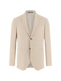 Boggi Milano micro–textured patch-pocket blazer
