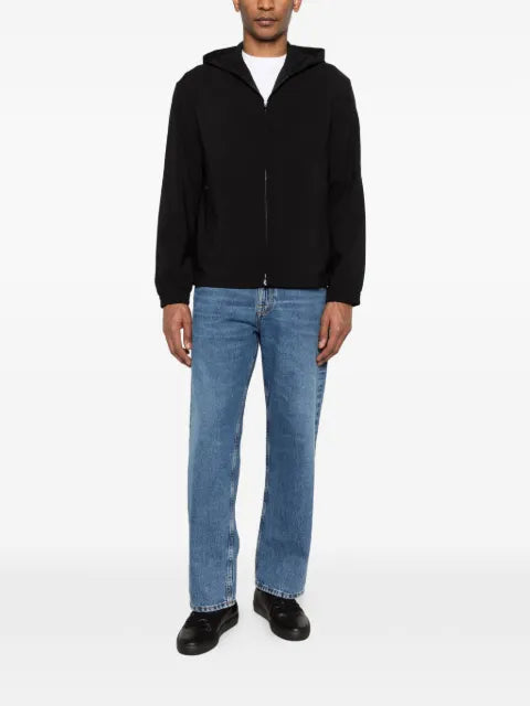 Emporio Armani hooded jacket with zip fastening