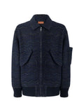 Missoni cashmere bomber jacket with pockets