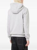 Iceberg logo-patch zip-up hoodie