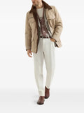 Brunello Cucinelli shearling safari jacket