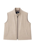 Tombolini high-neck zip-up gilet