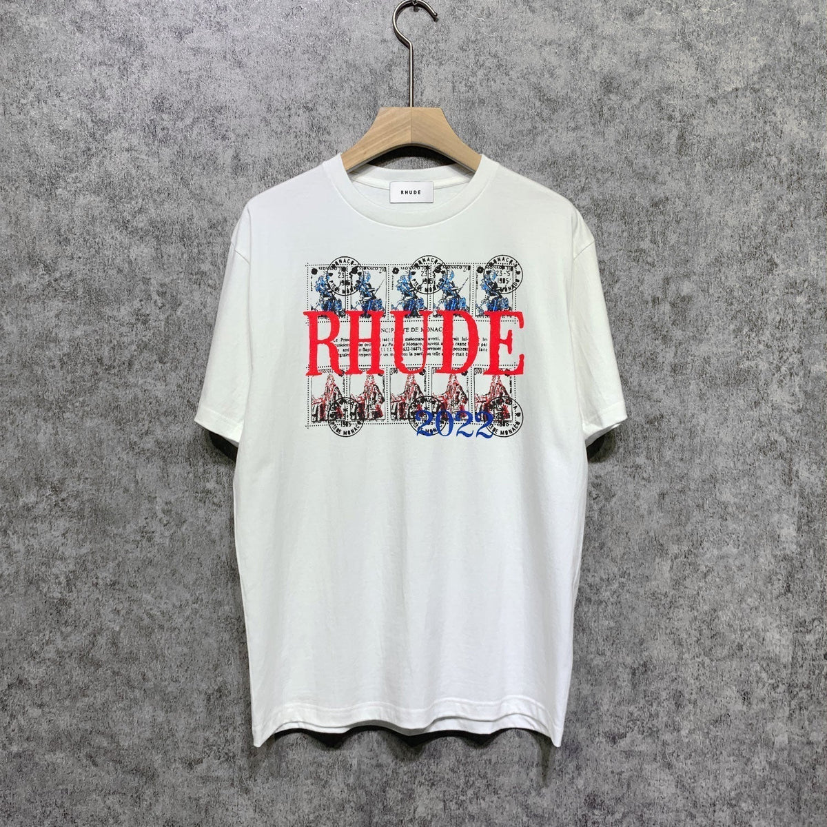 Rhude T-shirts Printed Trendy Pure Cotton