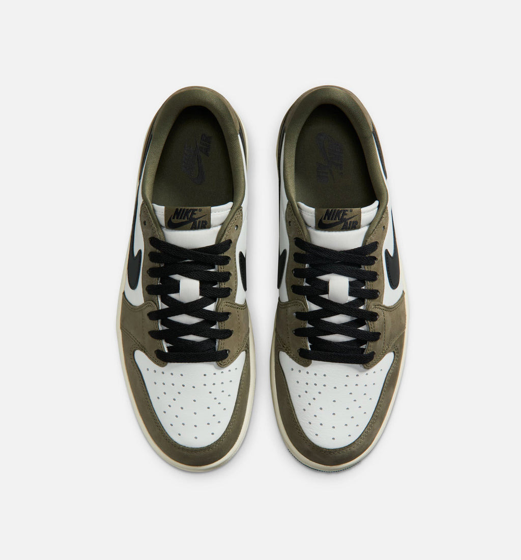 Air Jordan 1 Low OG Men's Sneakers | Medium Olive/Black/Summit White/Sail