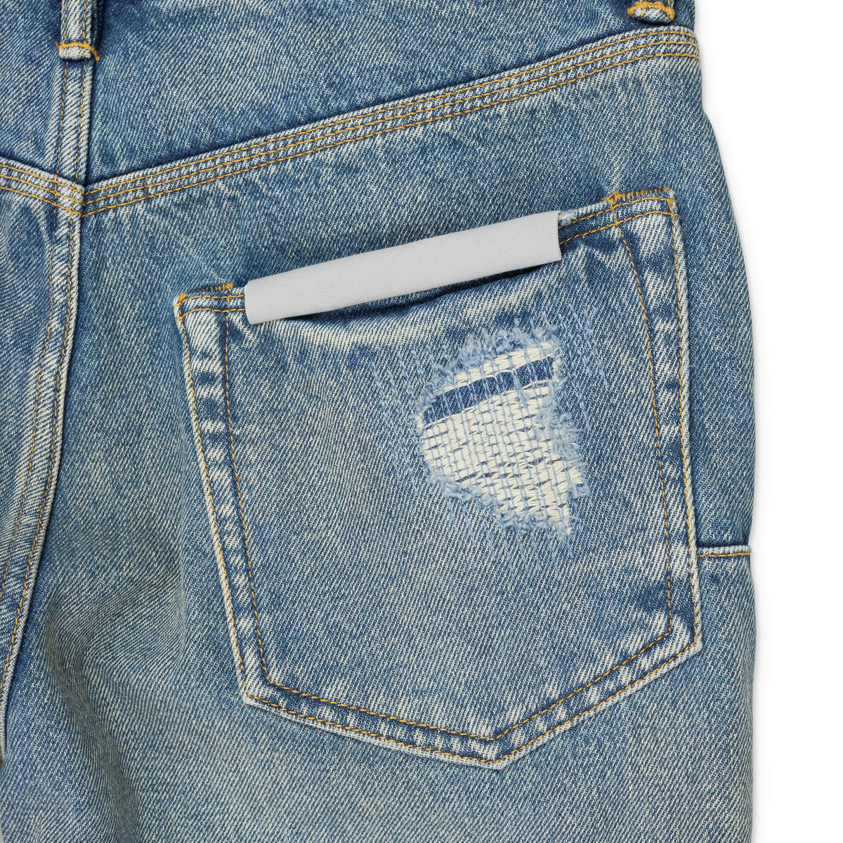Mid Indigo Relaxed Carpenter Jeans