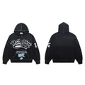 Vale Forever Valley Property Crest Contrast Stitch Vintage Wash Full-Zip Hoodie black