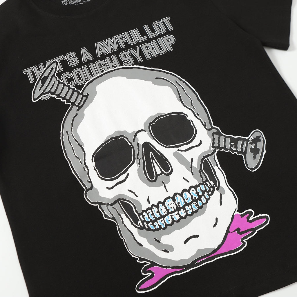 THAT'S A AWFUL LOT OF COUGH SYRUP Skull & Persona Graphic T-Shirt
