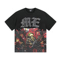 MIXED EMOTION Gothic Illustrated Graphic T-Shirt
