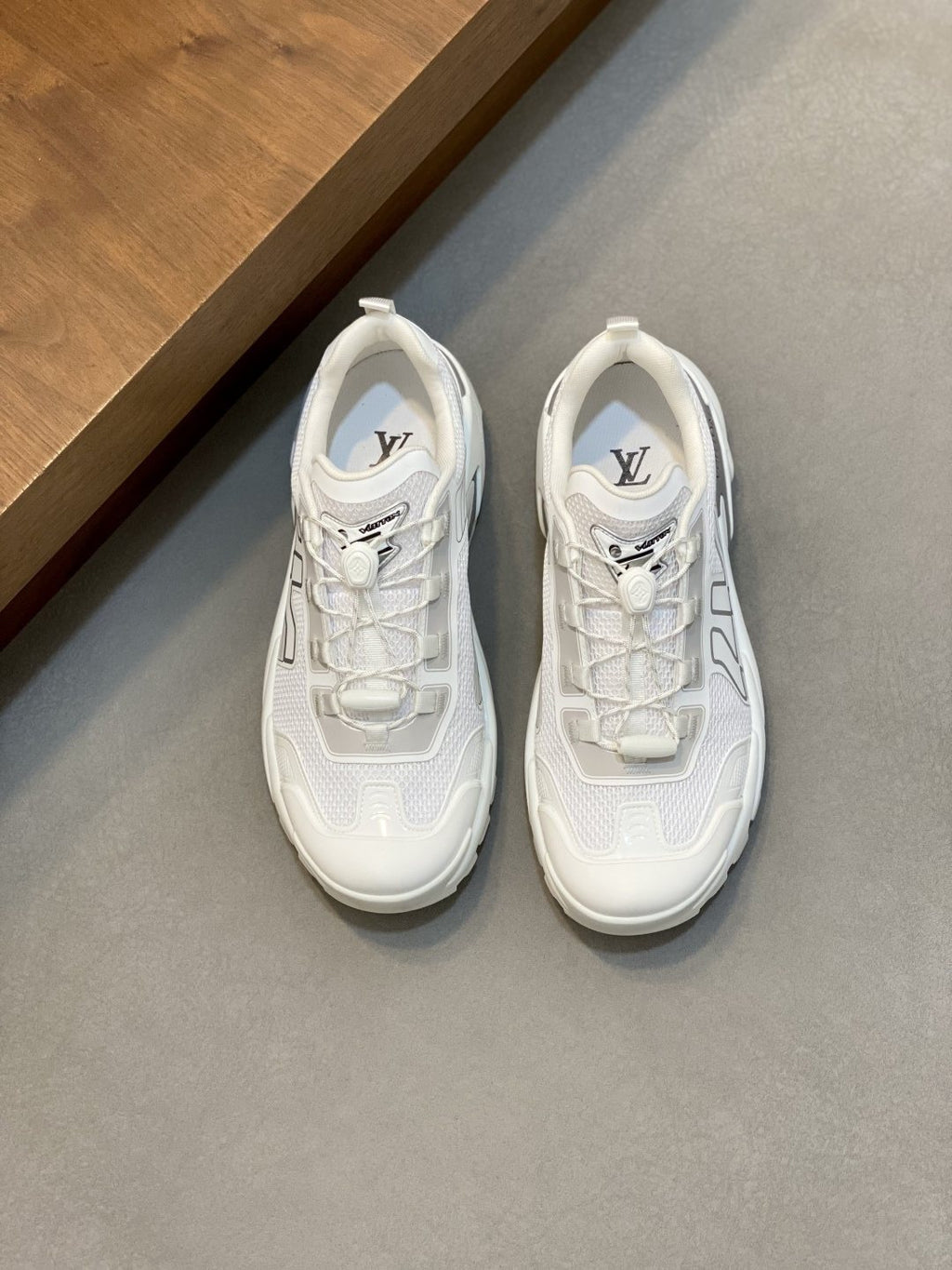 Louis Vuitton Men's Paneled Mesh Sneakers